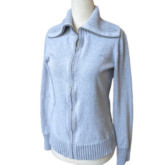 Esprit Full-Zip Shawl Collar Mid Weight Sweater Cardigan Sz Medium - Picture 2 of 7